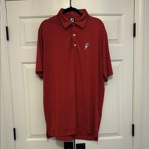 Alabama Golf Team FootJoy Men's Polo Shirt - Swinging Elephant Club